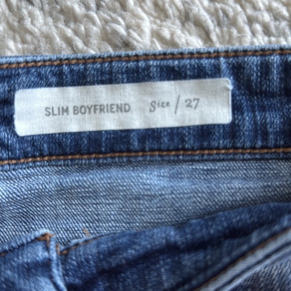 Anthropologie • Pilcro Slim Boyfriend Denim Shorts Blue 27 - Picture 3 of 6